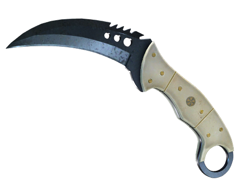 ★ Talon Knife | Blue Steel (Well-Worn)