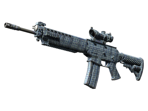 SG 553 | Waves Perforated (Field-Tested)