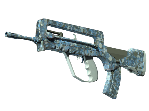 FAMAS | Cyanospatter (Minimal Wear)