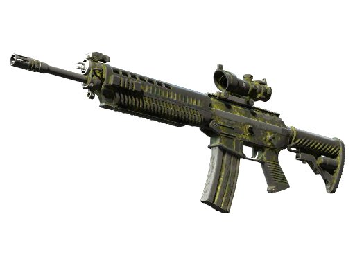 SG 553 | Gator Mesh (Battle-Scarred)