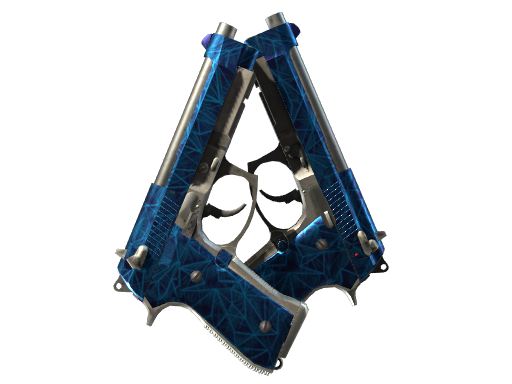Dual Berettas | Cobalt Quartz (Minimal Wear)