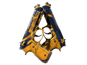 StatTrak™ Dual Berettas | Marina (Well-Worn)