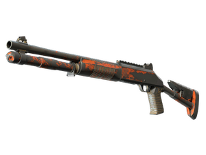XM1014 | Blaze Orange (Battle-Scarred)