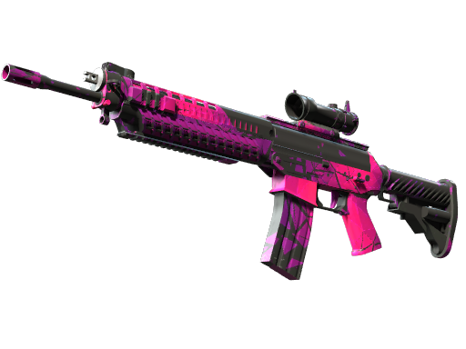 StatTrak™ SG 553 | Pulse (Minimal Wear)