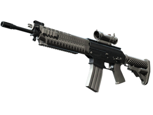 Souvenir SG 553 | Damascus Steel