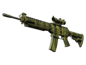 Souvenir SG 553 | Gator Mesh (Well-Worn)
