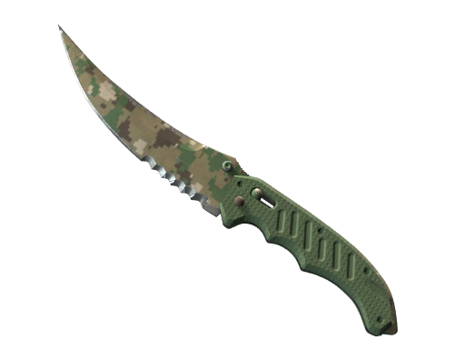 ★ Flip Knife | Forest DDPAT (Well-Worn)