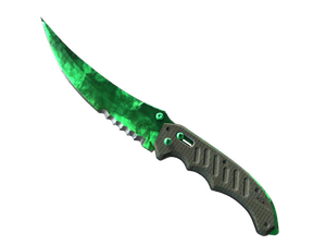 ★ StatTrak™ Flip Knife | Gamma Doppler Emerald (Factory New)
