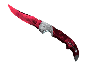 ★ Falchion Knife | Doppler Ruby (Minimal Wear)