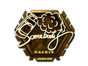 somebody (Gold) | London 2018