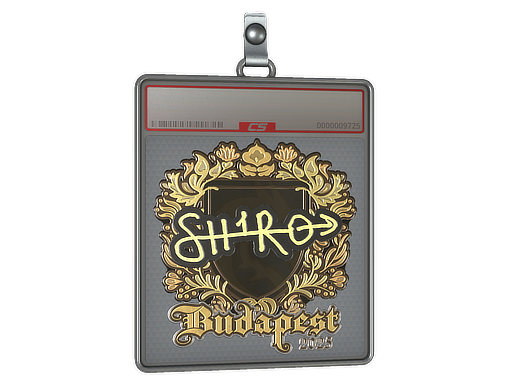 Sticker Slab: sh1ro (Gold) | Budapest 2025