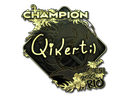 qikert (Gold, Champion) | Rio 2022
