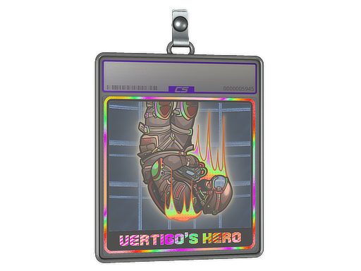Sticker Slab: Vertigo's Hero (Holo)