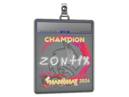 Sticker Slab: zont1x (Champion) | Shanghai 2024