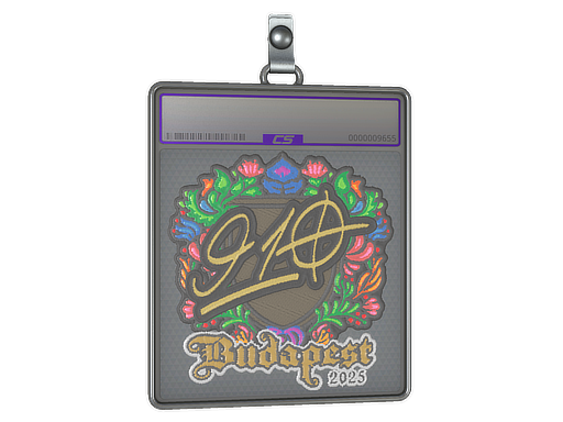 Sticker Slab: 910 (Embroidered) | Budapest 2025