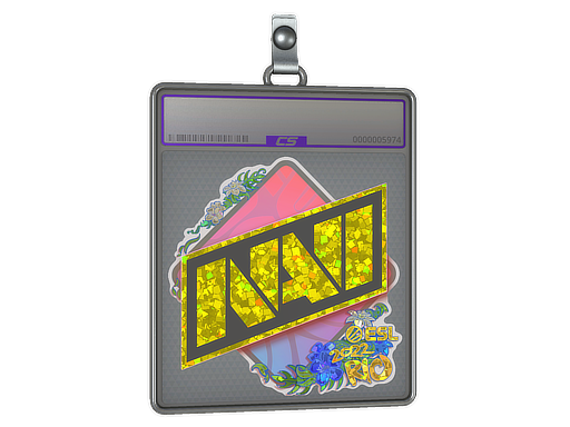 Sticker Slab: Natus Vincere (Glitter) | Rio 2022