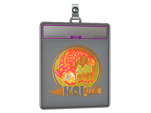Sticker Slab: Fancy Koi (Foil)