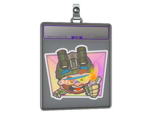 Sticker Slab: Try Hard (Holo)