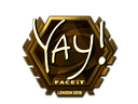 yay (Gold) | London 2018