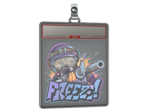 Sticker Slab: Freeze (Lenticular)