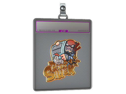 Sticker Slab: Door Stuck (Foil)