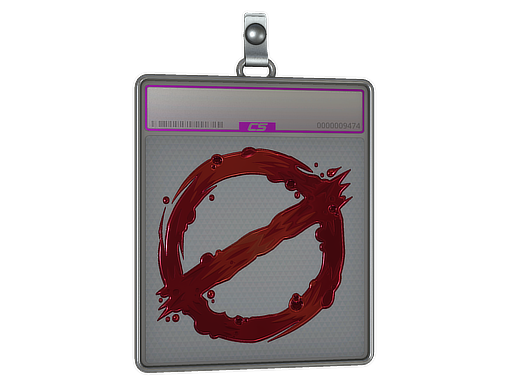 Sticker Slab: Hands Off (Foil)