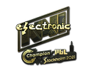 electroNic (Gold) | Stockholm 2021