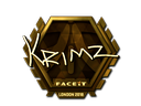 KRIMZ (Gold) | London 2018