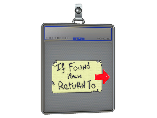 Sticker Slab: Please Return To