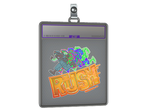 Sticker Slab: Rush 4x20 (Holo)