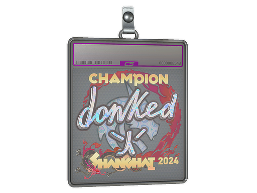Sticker Slab: donk (Holo, Champion) | Shanghai 2024