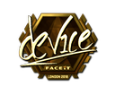 device (Gold) | London 2018