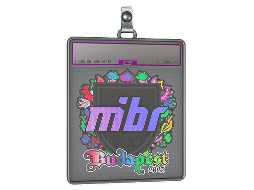 Sticker Slab: MIBR (Holo) | Budapest 2025