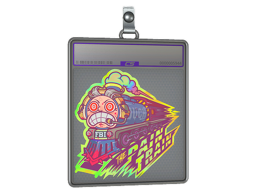 Sticker Slab: Pain Train (Holo)