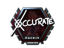 xccurate (Foil) | London 2018
