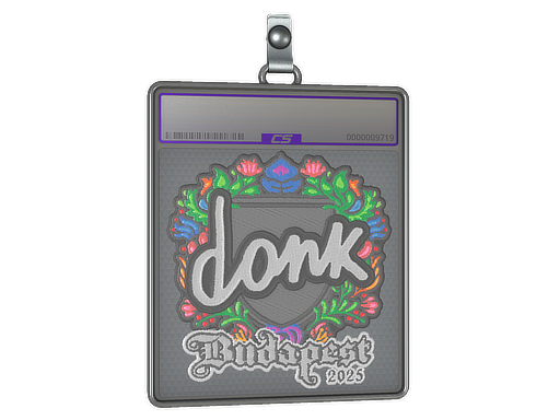 Sticker Slab: donk (Embroidered) | Budapest 2025