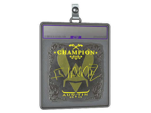 Sticker Slab: FlameZ (Foil, Champion) | Austin 2025