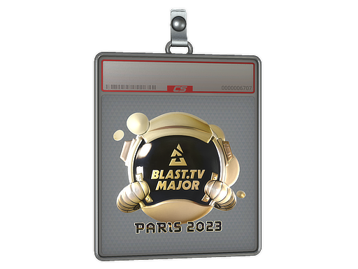 Sticker Slab: BLAST.tv (Gold) | Paris 2023