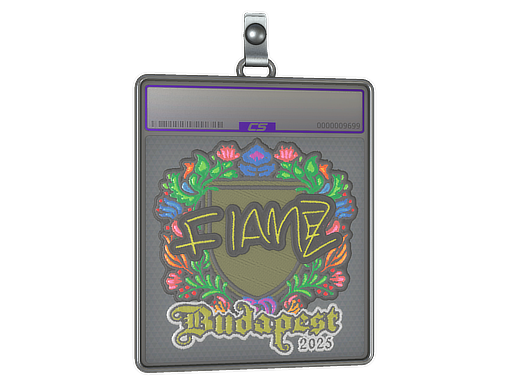 Sticker Slab: FlameZ (Embroidered) | Budapest 2025