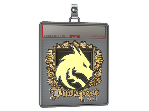 Sticker Slab: Team Spirit (Gold) | Budapest 2025