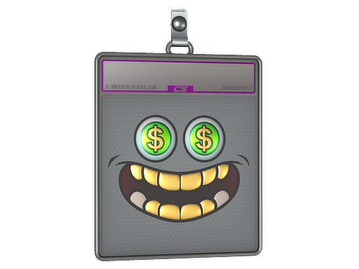 Sticker Slab: Gold Teef (Foil)