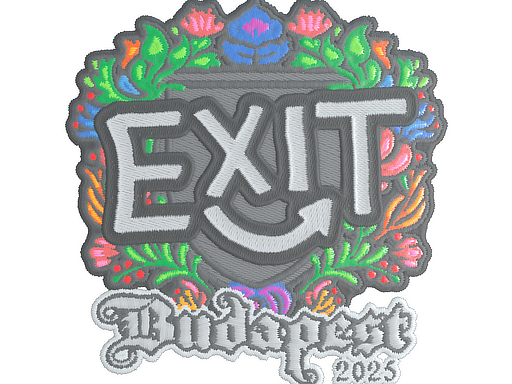 exit (Embroidered) | Budapest 2025