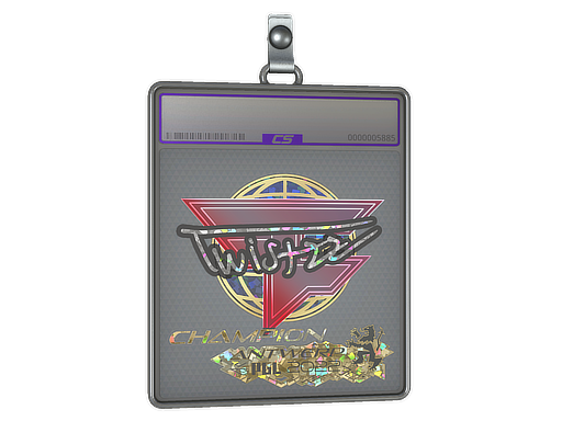 Sticker Slab: Twistzz (Glitter, Champion) | Antwerp 2022