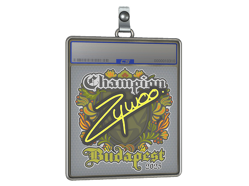 Sticker Slab: ZywOo (Champion) | Budapest 2025