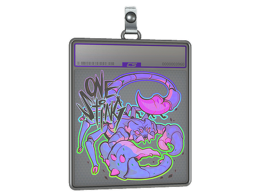 Sticker Slab: One Sting (Holo)