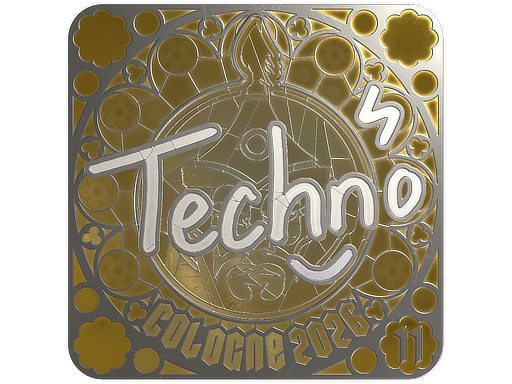 Sticker | Techno4K (Foil, Ranked) | Cologne 2026