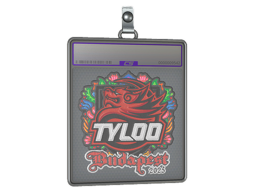 Sticker Slab: TYLOO (Embroidered) | Budapest 2025