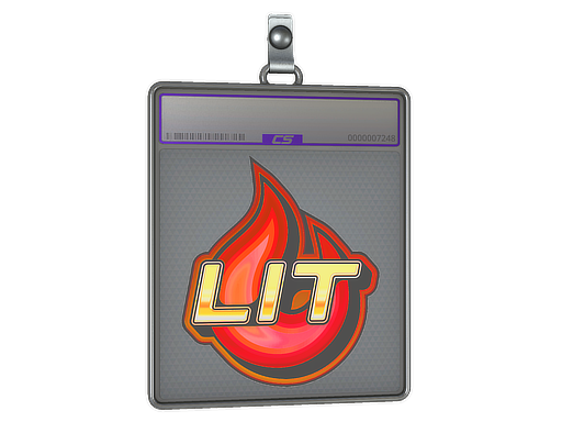 Sticker Slab: Lit (Holo)