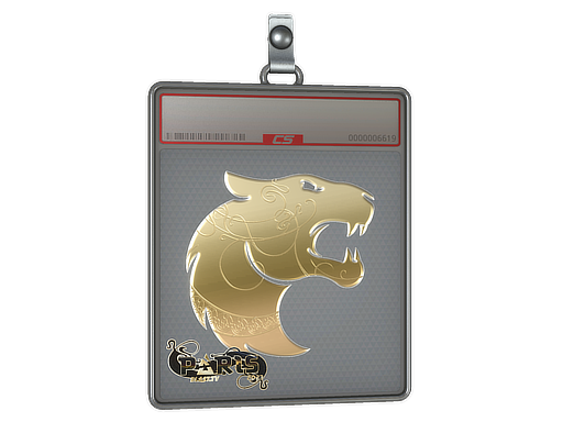 Sticker Slab: FURIA (Gold) | Paris 2023