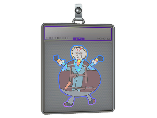 Sticker Slab: Poorly Drawn Bloody Darryl (Holo)